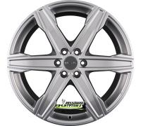 Mak King 6 silver 8x18 ET50 - LK6/130 ML84.1 Felge Alu