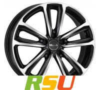 MAK Magma black mirror 6x15" ET38 LK5 98 ML 58.1 Alufelgen 15 Zoll