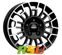 MAK Nomad-2 black mirror 7.5x17" ET33 LK6 139.7 ML 100.1 Alufelgen 17 Zoll