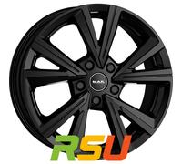 MAK Qvarz gloss black 6.5x16" ET50 LK5 114.3 ML 76 Alufelgen 16 Zoll