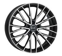 Mak Mak Speciale black mirror 10x22 ET21 - LK5/120 ML66.6 Alufelge schwarz