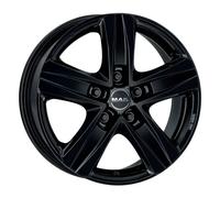 MAK Stone 5 black mirror 7x17" ET60 LK5 160 ML 65.1 Alufelgen 17 Zoll