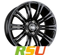 MAM B1 black painted 10x21" ET35 LK5 112 ML 66.6 Alufelgen 21 Zoll