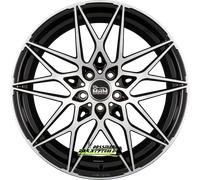 MAM B2 black front polish 8.5x19 ET30 - LK5/112 ML72.6 Felge Alu