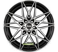 MAM B2 black front polish 8.5x19 ET45 - LK5/112 ML72.6 Felge Alu