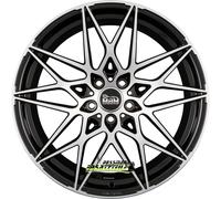 MAM B2 Schwarz Frontpoliert Alufelge 18 Zoll ET30 5x112 ML72,6