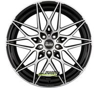 MAM B2 black front polish 8x18 ET45 - LK5/112 ML72.6 Felge Alu