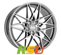 MAM B2 palladium front polish 8x18" ET30 LK5 112 ML 72.6 Alufelgen 18 Zoll