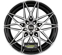 MAM B2N black front polish 8.5x19 ET30 - LK5/112 ML72.6 Felge Alu