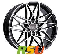 MAM B2N black front polish 8.5x19" ET35 LK5 120 ML 72.6 Alufelgen 19 Zoll