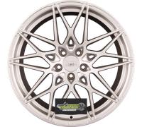 MAM B2N silver painted 8.5x19 ET45 - LK5/112 ML72.6 Felge Alu