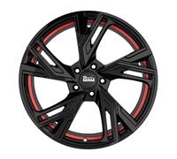 20 Zoll MAM RS5 5x112 ET30 Alufelgen BLACK PAINTED RED INSIDE
