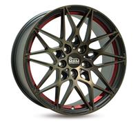 MAM Felgen Mamb2 8,5jx20 5/112 Et30 72,6 Bri Bronze Red Inside