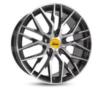 MAM Felgen Rs4 8,5jx20 5/114,3 Et45 72,6 Black Front Polish