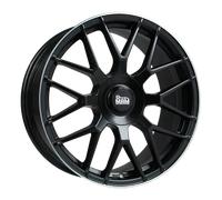 18 Zoll MAM GT1 5x112 ET45 Alufelgen MATT BLACK LIP POLISH