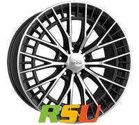 MAM Wheels Gt2 Black Front Polish 8.5x19 ET 30.1 5/112 Alufelge Schwarz