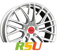 MAM MAM RS4 matt silver painted 7x16 ET35 - LK5/120 ML72.6 Alufelge silber