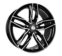 MAM Wheels Rs3 Black Front Polish 8.5x19 ET 30 5/112 Alufelge Schwarz