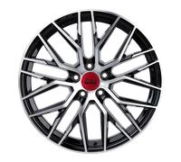 MAM RS4 Matt Silver Painted Alufelge 19 Zoll ET40 5x114,3 ML72,6