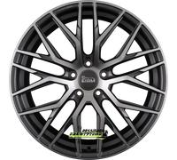 MAM RS4 palladium front polish 8x18 ET45 - LK5/108 ML72.6 Felge Alu