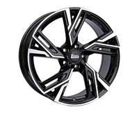 MAM RS5 Black Front Polish Alufelge 18 Zoll ET45 5x112 ML66,5
