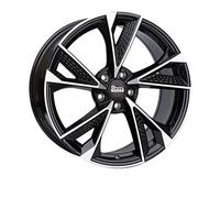 MAM RS6 8,0x18 ET45 BLACK FRONT POLISH Alufelge