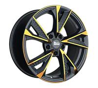 MAM RS6 matt black front copper 8.5x19 ET45 - LK5/108 ML72.6 Felge Alu