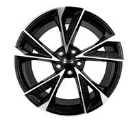 18 Zoll MAM RS6 5x120 ET35 Alufelgen BLACK PAINTED RED INSIDE