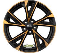 MAM Wheels Felge MAM RS6 8.5x19 matt black front copper 5x112 ET30