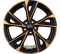 MAM RS6 MATT BLACK FRONT COPPER Alufelge 19 Zoll ET45 5x112 ML72,6