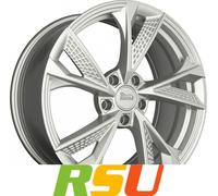 MAM RS6 silver painted 8x18" ET45 LK5 112 ML 66.6 Alufelgen 18 Zoll