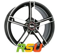 MAM MAM W4 black front polished 7.5Jx18 5x120 ET35