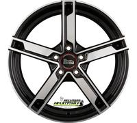 MAMW4 7JX17 5/112 ET48 66.6 BLACK FRONT POLISH Alufelgen