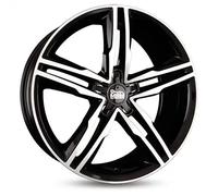 18 Zoll MAM A1 5x112 ET30 Alufelgen BLACK FRONT POLISH