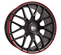 MAM WHEELS MAM GT1 matt black lip red 8.0Jx18 5x100 ET45