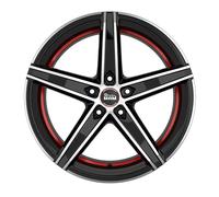 MAM WHEELS MAM OX-18 black front polished red inside 8.5Jx19 5x120 ET35
