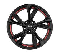 MAM RS6 8,5x19 5/114,3 ET40 Black Painted Red Inside
