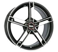 MAM Wheels Alufelge MAM W4 Einteilig Black Front Polished (BFP) 7x17 ET35 4x108 ML63,4