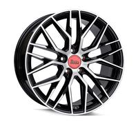 MAM RS4 Black Front Polished Alufelge 17 Zoll ET45 5x112 ML66,6