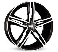 19 Zoll MAM A1 5x112 ET30 Alufelgen BLACK FRONT POLISH