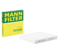 MANN-FILTER Innenraumfilter CU 26 009 Pollenfilter,Staubfilter VW,AUDI,SKODA,GOLF VII 5G1, BE1,GOLF VII Kombi BA5,GOLF VI Cabriolet 517