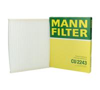 MANN-FILTER Filter, Innenraumluft cu2243 hinter dem Handschuhfach für Citroën Peugeot Opel GM Fiat