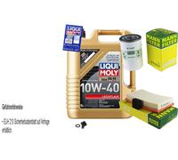 MANN-FILTER Inspektionspaket 5 L LIQUI MOLY 10W-40 für Ford Focus Turnier 2.0