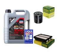 MANN-FILTER Inspektionspaket 5L Liqui Moly Top Tec 4300 5W-30 für Chevrolet