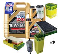 MANN-FILTER Inspektionspaket 7 L LIQUI MOLY 10W-40 für Ford Focus Turnier 2.0