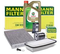 Mann-filter Inspektionspaket 5L CASTROL EDGE FST 0W-30 [Hersteller-Nr. 10493224] für Toyota