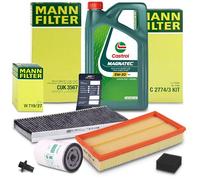 Mann-filter Inspektionspaket 5L CASTROL MAGNATEC 5W-30 A5 [Hersteller-Nr. 10492871] für Ford