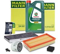 Mann-filter Inspektionspaket 5L CASTROL MAGNATEC 5W-30 A5 [Hersteller-Nr. 10492872]