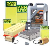 Mann Inspektionspaket Passend Für 1.2+1.4 Tsi Tfsi Vw Caddy 4 Golf 6 Jetta Yeti Ölfilter: Vag: 04e115561 Vag: 04e115561ac Vag: 04e115561b Vag: 04e1