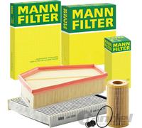MANN FILTER INSPEKTIONSPAKET passend für D3+D4 VOLVO C30 533 V50 545 C70 2